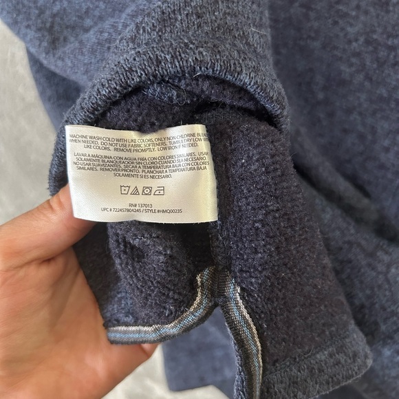 Woolrich blue quarter-zip sweater - Picture 8 of 9